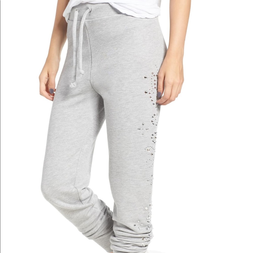 Wildfox dolly embellished jack joggers NWT